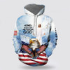 FUNSTUFFPRINT 3D Jesus Eagle One Nation Under God 3D Hoodie and Zip Hoodie