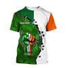 FUNSTUFFPRINT 3D All Over Print Pride Is Irishman Lucky Shirt, Personalized St. Patrick's Day Shirt, Shamrock Shirt, Lucky Shirt 3D T-shirt