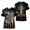 FUNSTUFFPRINT Irish Pride St Patrick Day 3D Shirt, Coolspod St. Patrick's Day American Flag Shirt, USA Flag Shirt, Lucky Shirt 3D T-shirt