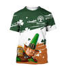 FUNSTUFFPRINT Ireland Tree Of Life Shamrock 3D Shirt, St Patrick's Day Shirt, Irish Shirt, Lucky Shirt, Drinking Shirts, Let's Day Drink 3D T-shirt
