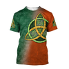 FUNSTUFFPRINT Irish St.Patrick Day Hoodie Shirt for Men and Women, Gift For Patrick's Day, Shamrock Shirt 3D T-shirt