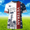 FUNSTUFFPRINT Honoring All Who Served Veteran Hawaiian Shirt, 3D Hoodie Veteran Pattern, Patriotic Veteran Gifts 3D T-shirt