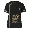 FUNSTUFFPRINT Tattoo Artist Personalized 3D TShirt Classic Tattoo Uniform, Tattoo Studio Tshirt, Christmas Present For Tattoo 3D T-shirt
