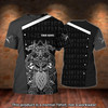 FUNSTUFFPRINT Custom 3D All Over Print Viking Tattoo Shirt, Tattoo Artist Shop Tshirt Men 3D T-shirt