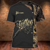 FUNSTUFFPRINT 3D All Over Print Tattoo Artist Shirt, Men Tattoo Uniform, Premium Shirt For Tattoo Lover, Tattoo Design On Shirt 3D T-shirt