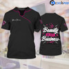 FUNSTUFFPRINT Custom Women Beauty Tech Tshirt, Beauty Is My Business 3D All Over Print T Shirt, Gift For Beauty Shop 3D T-shirt