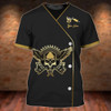 FUNSTUFFPRINT Custom Black Tattoo Skull T Shirt, 3D Print On Shirt With Tattoo Design, Tattoo Lover Gifts 3D T-shirt