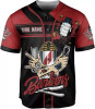 Custom Barber Shop Baseball Jersey Custom Name Shirt 3D  Scis
