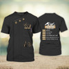 FUNSTUFFPRINT Funny Barber Shirt Custom, Barber Hourly Rate Barber Stylist Barber Shop Uniform Black 3D T-shirt