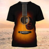 FUNSTUFFPRINT Bass Player T Shirt, Guitar Tshirts, Guitar Shirts For Men Women 3D T-shirt