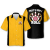 Custom That's How I Roll Hawaiian Bowling Shirt for Men, Custom name bowling player shirt