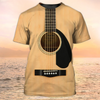 FUNSTUFFPRINT Bass Guitar 3D T Shirts, Guitar Tshirts, Mens Guitar Shirts, Guitar Lover Gift 3D T-shirt