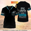 FUNSTUFFPRINT Dog Groomer 3D T Shirt Grooming Badass Custom Shirts Pet Salon Uniform Black 3D T-shirt