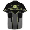 Custom Team Name Hawaiian Bowling Shirt for Men Women Bowlers, Bowling Jersey Short Sleeve 3D Print