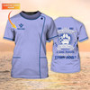 FUNSTUFFPRINT Dog Groomer T Shirt Grooming Custom Shirts Pet Salon Uniform 3D T-shirt