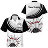 Custom Personalized Hawaiian Bowling Shirt for Men Women, Custom Team Bowling Short Sleeve Bowlers Jersey