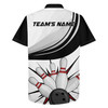 Custom Personalized Hawaiian Bowling Shirt for Men Women, Custom Team Bowling Short Sleeve Bowlers Jersey