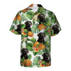 Black Labrador Retriever Tropical Pattern Hawaiian Shirt, Dog Hawaiian Shirt, summer gift for men and women
