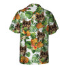 Chihuahua Tropical Pattern Hawaiian Shirt, Dog lover Hawaiian Shirt, summer gift for men and women