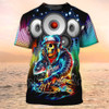 FUNSTUFFPRINT 3D DJ T Shirt Men Women Night Club Dj Uniform Shirts Relax The DJ Here Tshirt 3D T-shirt