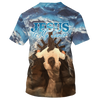 FUNSTUFFPRINT 3D All Over Printed Jesus Is My Savior T Shirt Love Jesus God Shirts Coolspod 3D T-shirt
