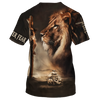 FUNSTUFFPRINT Cool Premium Faith Over Fear Tshirt Believe In God T Shirt For Men Women Jesus Shirts 3D T-shirt