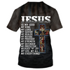 FUNSTUFFPRINT Knight Templar Warrior Knee Before Jesus Tee Shirt 3D Sublimation God On Shirts 3D T-shirt