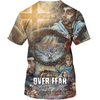 FUNSTUFFPRINT 3D T Shirt Faith Over Fear For Jesus Lovers Believe In God Shirts 3D T-shirt