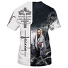 FUNSTUFFPRINT Jesus Saved Your Life T Shirt Light In The Darkness My God Shirts Men Women 3D T-shirt