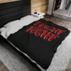 FUNSTUFFPRINT Fright Night Velveteen Plush Blanket
