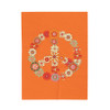 FUNSTUFFPRINT Peace Flowers Velveteen Plush Blanket