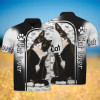 FUNSTUFFPRINT  Tuxedo Cat Black White 3D All Over Print Polo Shirt Size S-5XL