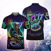 FUNSTUFFPRINT  Dj,  02 3D All Over Print Polo Shirt Size S-5XL
