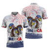 FUNSTUFFPRINT  Eagle American Hawaiian Shirt - Independence Day Is Coming  3D Polo Shirt