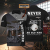 FUNSTUFFPRINT Drummer - Personalized Name 3D Polo Shirt