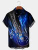 Guitar Music Men's hawaiian Shirts