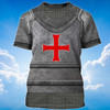 FUNSTUFFPRINT Knight Templar I Will Do Horrible Things T Shirt 3D T-shirt