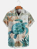 Turtle Casual Men's hawaiian Shirt for men and women