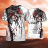 FUNSTUFFPRINT Custom Name Jesus My King T Shirt Jesus My Lord T Shirt Gift For Christian T Shirt 3D T-shirt
