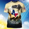 FUNSTUFFPRINT Custom God Bless Texas T Shirt Texas Shirt Gift For Christian T Shirt 3D T-shirt