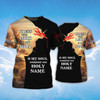 FUNSTUFFPRINT Bless The Lord O My Sould T Shirt Jesus Shirt For Men Women 3D T-shirt