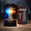 FUNSTUFFPRINT Customized Jesus Is My Savior T Shirt Gift For Christian T Shirt 3D T-shirt