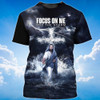 FUNSTUFFPRINT 3D Jesus Shirts Focus On Me Not The Storm Christian T Shirt Coolspod 3D T-shirt