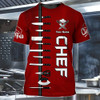 FUNSTUFFPRINT Custom 3D Chef Shirt For Men Women Master Chef Gifts Christmas Gift Master Chef 3D T-shirt