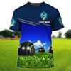 FUNSTUFFPRINT Personalized Lawn Bowl Shirt Lawn Bowls Player Shirt Gift For A Lawn Bowl Men Women 3D T-shirt