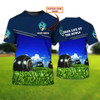 FUNSTUFFPRINT Personalized Lawn Bowl Shirt Lawn Bowls Player Shirt Gift For A Lawn Bowl Men Women 3D T-shirt