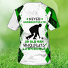 FUNSTUFFPRINT Custom Old Man Plays Lawn Bowls Green T Shirt Funny Lawnbowl Shirts 3D T-shirt