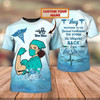 FUNSTUFFPRINT Personalized 3D Full Printed Nurse Shirts Strong Storm Nurse Shirt 3D T-shirt