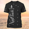 FUNSTUFFPRINT Black Nail Technician Shirts Tad Love Nails And Spa 3D Tshirt Manicurist Gift 3D T-shirt