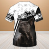 FUNSTUFFPRINT Personalized Name 3D T Shirt Printed With Dog Love French Bulldog 3D T-shirt